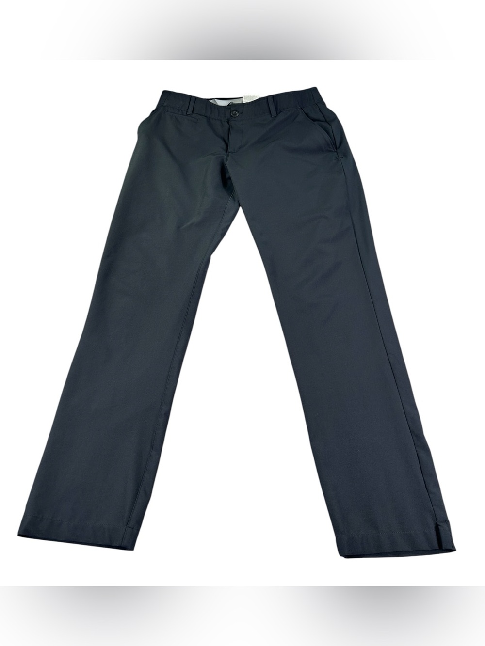 Under Armour UA Links Golf Pants Women’s 12 Black Fitted Stretch Quiet Luxury